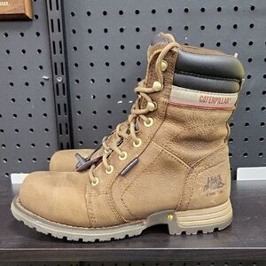 Caterpillar Men's Tan Leather Boots